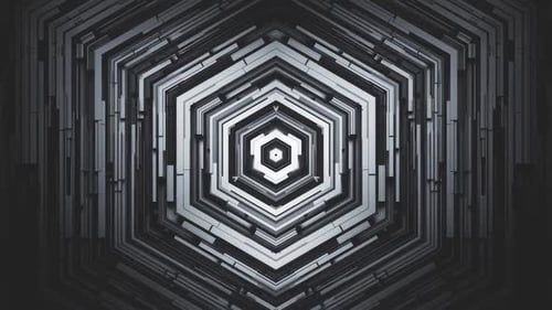 Hexagon Dark Background