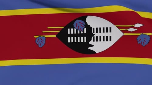 Flag Eswatini Patriotism National Freedom Seamless Loop