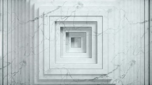 Abstract Squares Pattern with Offset Effect