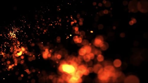 Feuer-Partikel