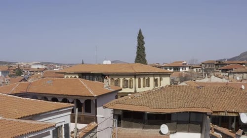 Buildings And Roofs Aerial View