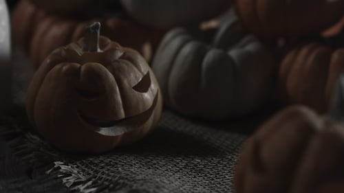 Scary Halloween Pumpkins Decoration
