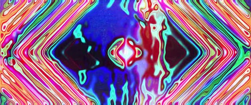 Futuristischer abstrakter Glitch