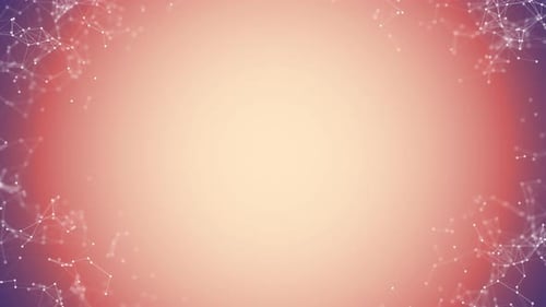 Abstract Plexus Network Background with Glowing Connections