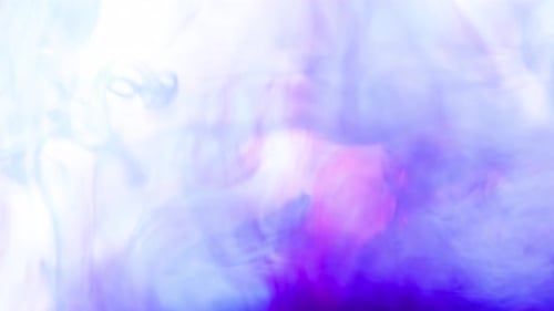 Pastel Ink Swirls in Water Abstract Background