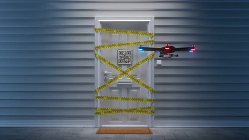 Drone controls home isolation and quarantine during COVID-19 epidemic.