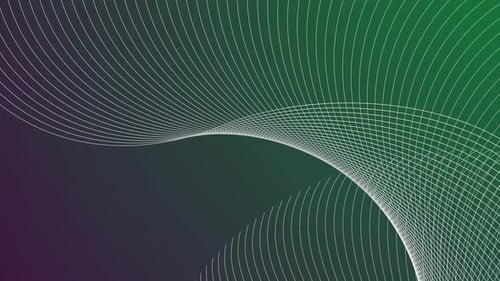 Dynamic Wavy Grid Lines Abstract Background Animation
