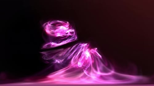 Abstract Fluid Light Energy Swirl Background