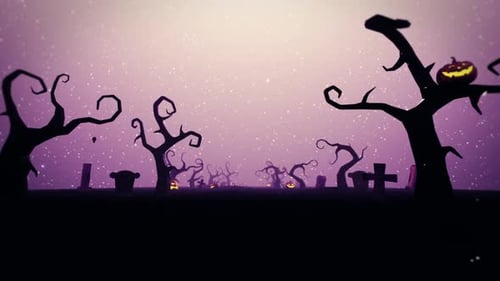 bucle de fondo de Halloween