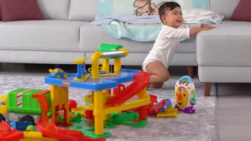 Crawling baby.