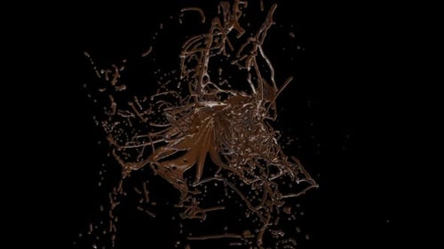 Schokoladen-Splash