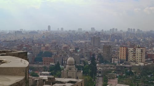 Vue de la vieille ville du Caire