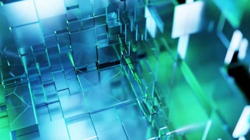 Digital Cubes Background