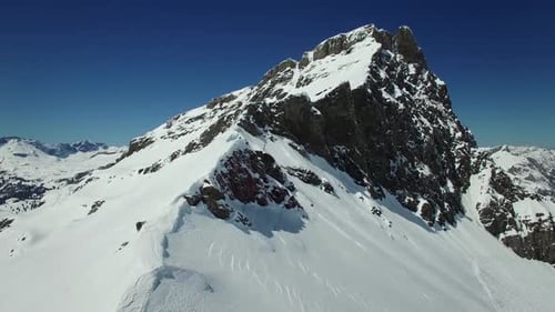 Winter Schnee Berglandschaft Natur Hintergrund