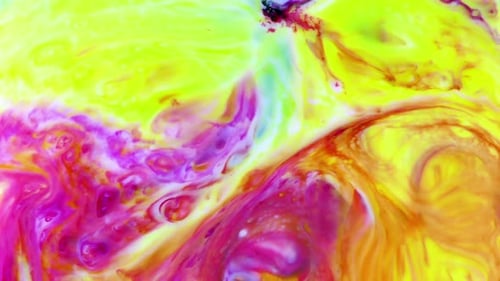 Bunte Tintenfarbe Blast Turbulence 5