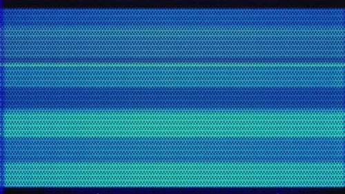 Color Distortion of broken VHS video