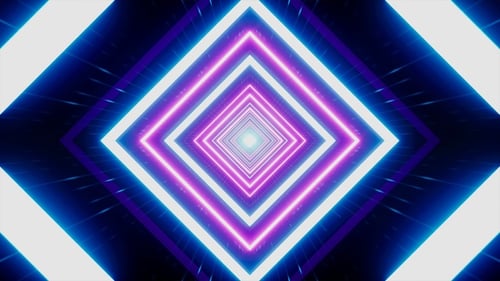 Diamond Neon Light Vj Loop