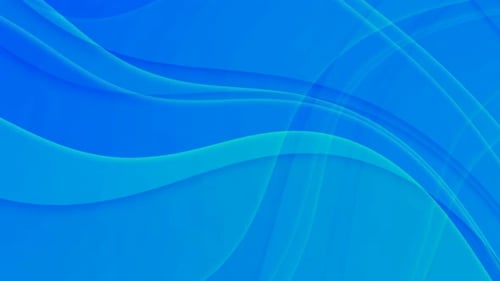 Abstract Blue Wave Fluid Motion Background Loop