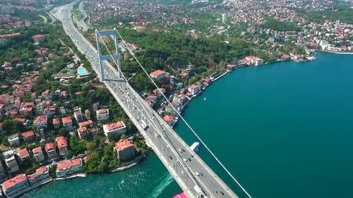 Istanbul City With Bosphorus Bridge 4