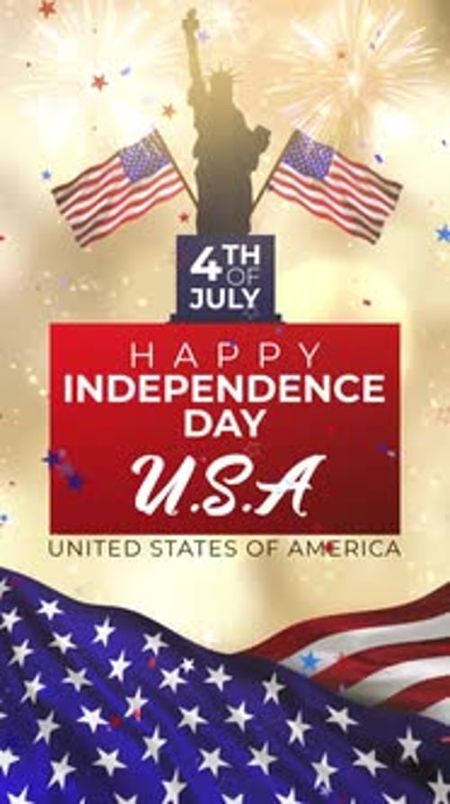 Patriotic 4th of July Independence Day Celebration