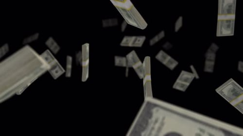 Dollars fallen Hintergrund