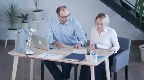 Young Business Crew Working with New Startup Project in Modern Loft