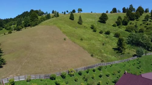 Aerial View Of Beautiful Hill
