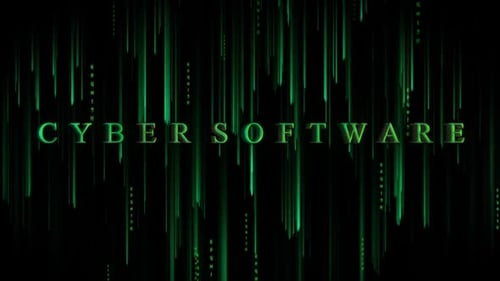 Digital Cyber Background Cyber Software
