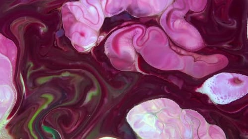 Abstract Swirling Paint Textures and Motion