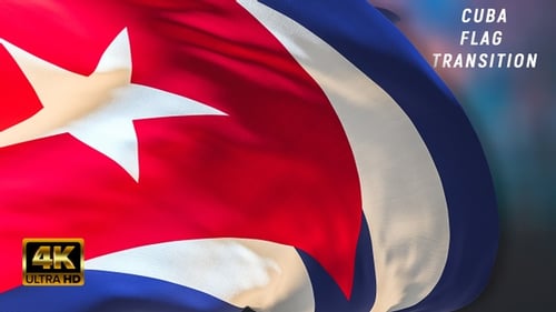 Realistic Cuban Flag Waving Animation