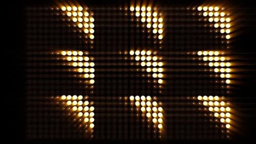 Dynamic Geometric Light Wall Pattern Background