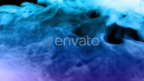 Bunte starke Rauchverbreitung 4K