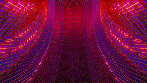 Sci-Fi road net Vj loop