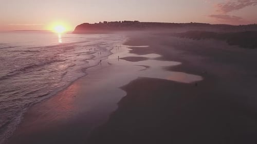 Sonnenuntergang am Strand