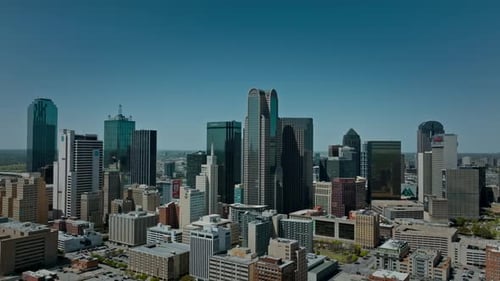 Aerial View of Dallas Texas
