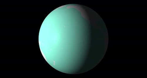 Seamless Loop of Rotating Earth Planet Animation