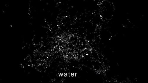Dynamic Water Splash with Alpha Channel for Compositing