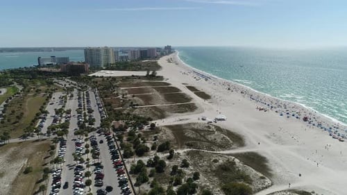 Aerial view of Clearwater Beach