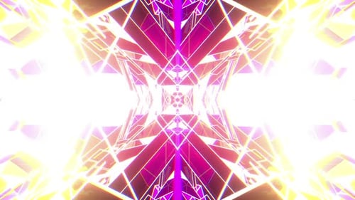 Neon Cyber Tunnel