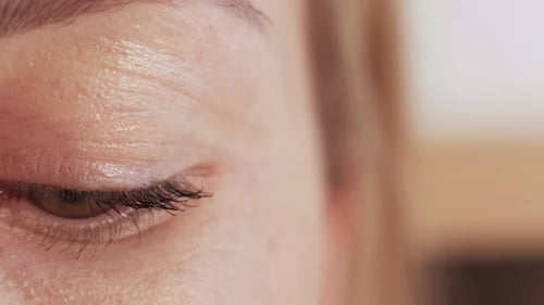 Eye Focus Female Beauty Check Sight Serious
