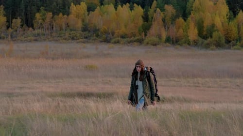 Female Traveler Walk on Nature