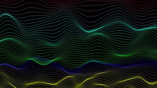 fond d'
onde de particules coloré. Vd. 20