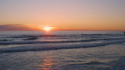 Sunset on the Ocean