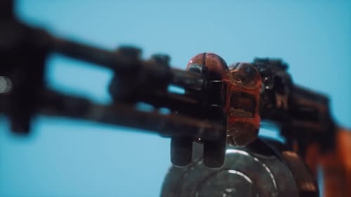 sowjetisches Maschinengewehr. Waffen der Armee der UdSSR
