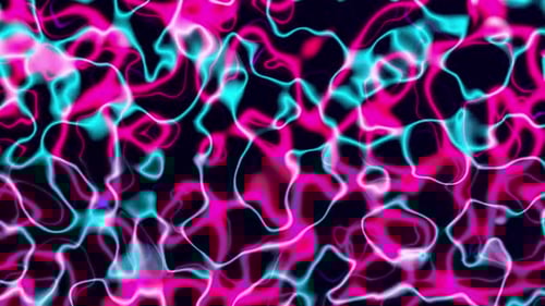 Neon Lines Abstract Looping Background. abstract colorful turbulent 4k background.