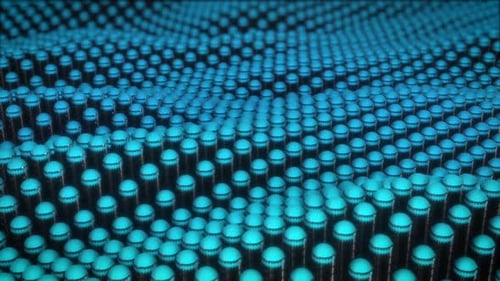 Bolas de cerámica azul