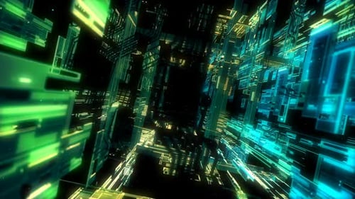 Túnel de tecnología digital de datos