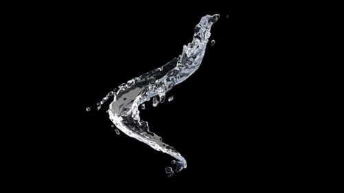 Fluid Water Splash Transition Reveal