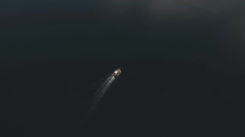 Motor Boat in the Sea