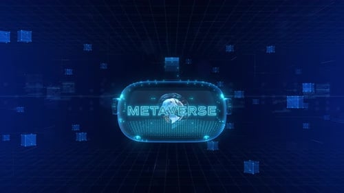 Technologie numérique Vr Metaverse 01244